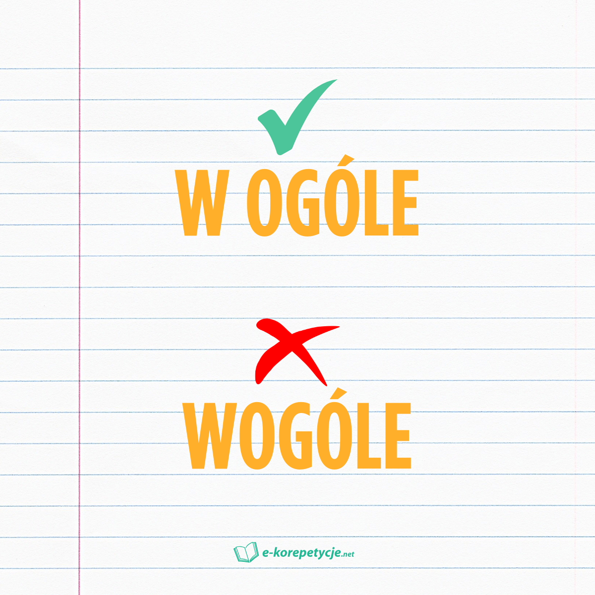 grafika z poprawną pisownią w ogóle