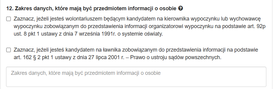 formularz wniosku do zaswiadczenia o niekaralnosci